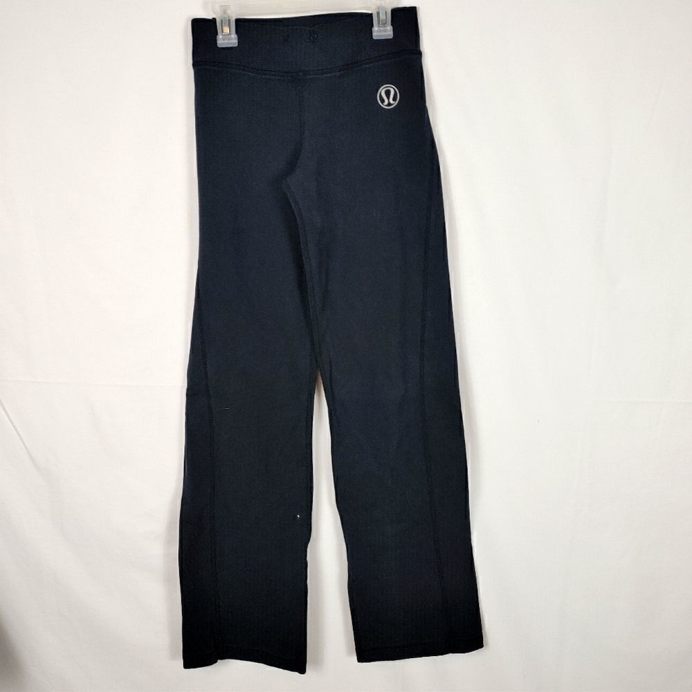 Lululemon Older Style Yoga Pants Size 2 Active Athletica Athletic Black.Small b